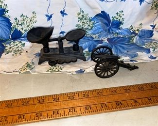Cast Iron Scale and Canon $12.00