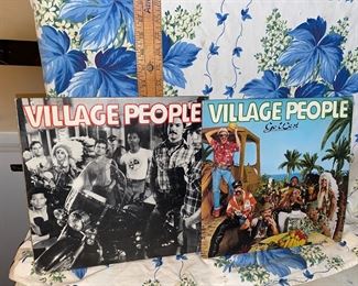 2 Village People Records $5.00
