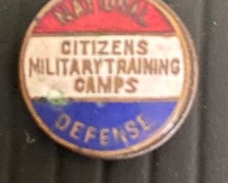 National Citizens Military Training Camps Defense Pin $12.00