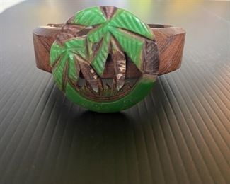Palm Tree Wood Bracelet $5.00