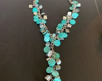 Blue and Silver Necklace $5.00