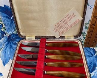 Made in Sheffield England Marshall Field and Co. Knife Set $20.00
