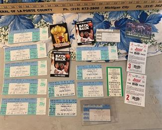 18 Ticket Stubs and Sports items $18.00