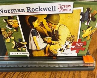 Norman Rockwell Puzzle $3.00