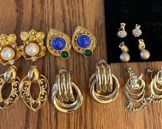 7 Pairs of Clip and Screw back Earrings All $20.00