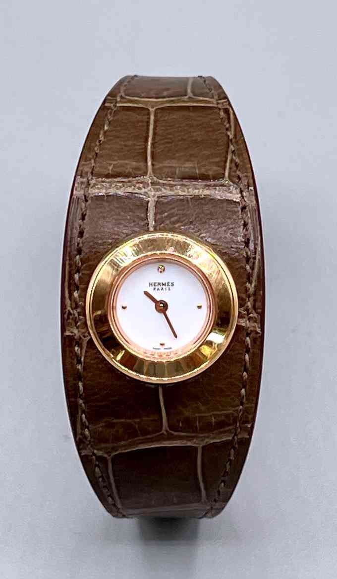 HERMES Faubourg Manchette Womens Watch