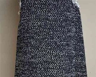CHANEL Tweed Sleeveless Shift Dress