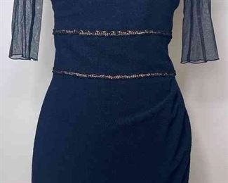 CHANEL Navy Blue Dress