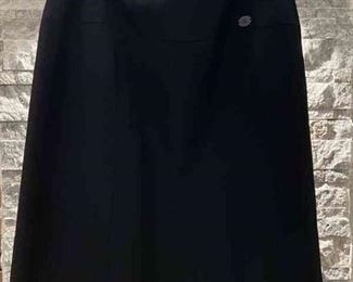 CHANEL Black Pencil Skirt