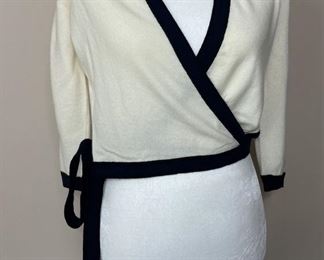 CHANEL Cashmere Wrap Sweater