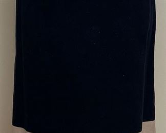 CHANEL Navy And Tan Skirt