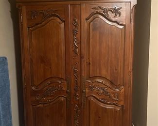 Armoire Opens to a Desk