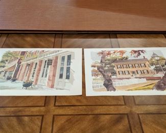 Paul Norton Signed Watercolors