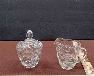 Glass Sugar Creamer