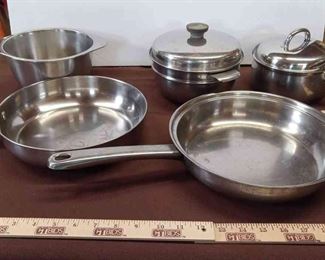 Assorted Stainless Steel Cookware