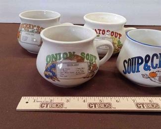 4 Soup Bowls