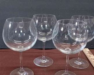 4 Balloon Wine Glasses