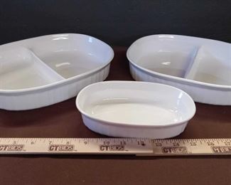 3 Corningware Dishes