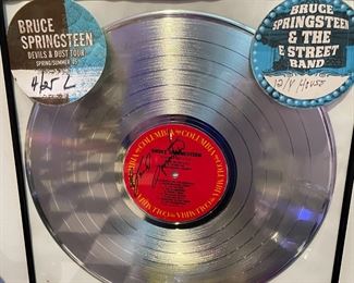 Bruce Springsteen Signed Record