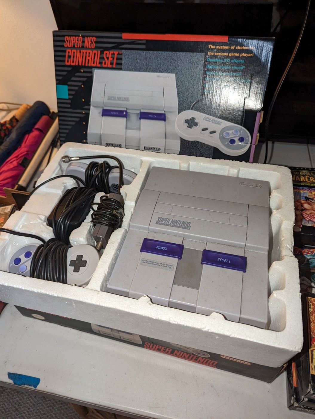 SNES in box
