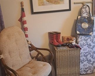 Hamper and chair SOLD