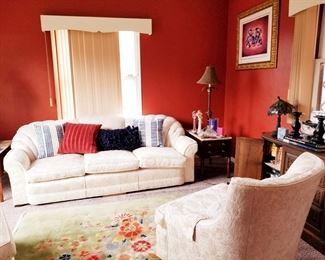 White clean sofa $150 - Saturday 