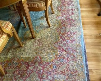 Room sized Kirman rug