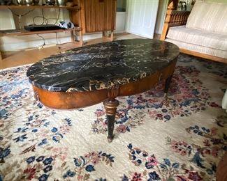 Fine marble top table very French inspired