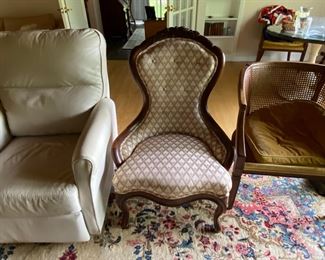 Victorian chair. Nearly new recliner