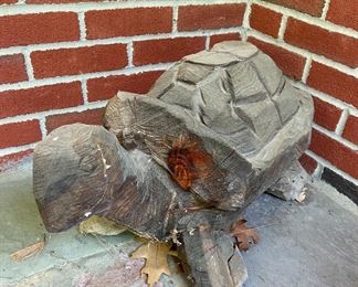 Carved Turtle by Rodney Richards