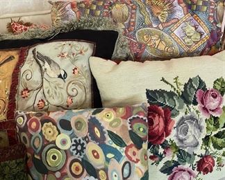 Assortment of Throw Pillows