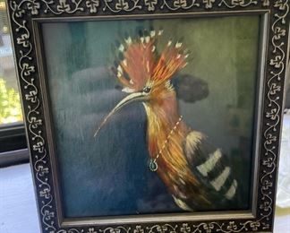 Framed Art Print of Hoopoe Bird