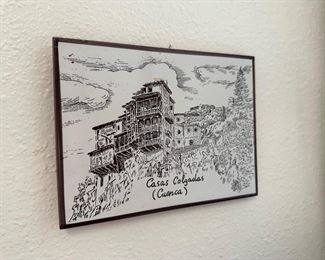 Print of Casas Colgadas