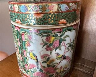 Chinoiserie Ginger/Tea Jar