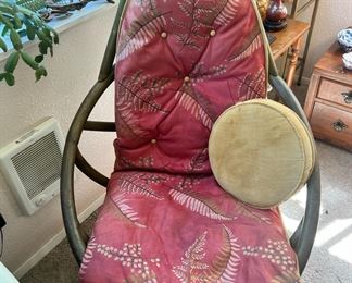 Asian Round Bamboo Chair