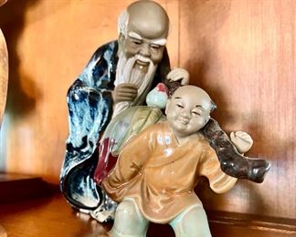 Chinese Mudmen Figurine