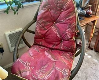 Asian Round Bamboo Chair