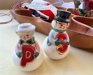 Snowmen Salt & Pepper Shakers