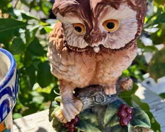Porcelain Elf Owl by Andrea - Sadek Figurine 