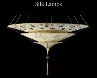 This is how the chandelier looks hung!