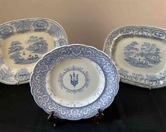 Antique John Ridgway Plates