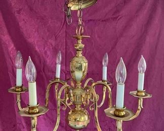 Arm Brass Chandelier