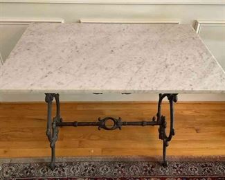 Antique Marble Top Table