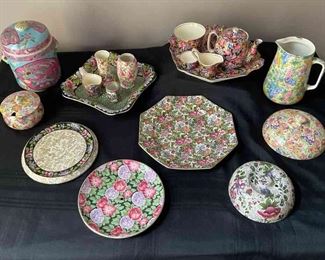 Assorted Floral China