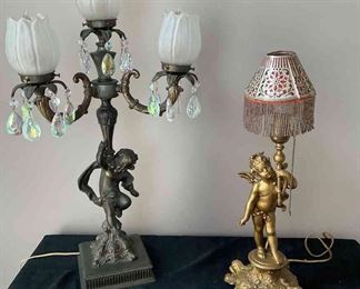 Cherub Lamps