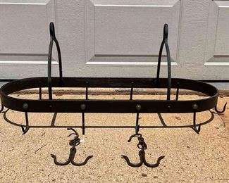 Oval Kitchen Pot Rack