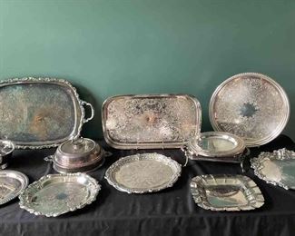 Silver Plated Trays