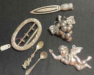 Sterling Pins And Gorham