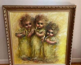 Three Yellow Butterflies