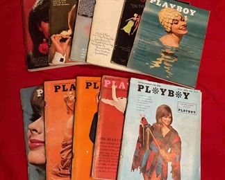 Vintage 1950s And 60s Playboy Magazines